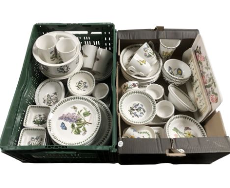 A quantity of Portmeirion Botanic Garden table wares. (2 boxes)