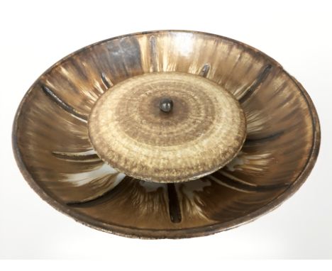 An Axella ceramic circular wall light, diameter 36 cm (continental plug)