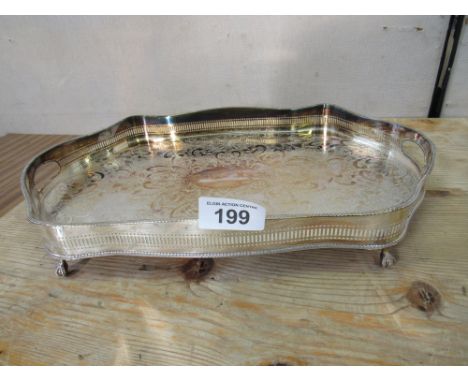  Sale Item:    SILVER PLATED TRAY   Vat Status:   No Vat   Buyers Premium:  This lot is subject to a Buyers Premium of 15% + 