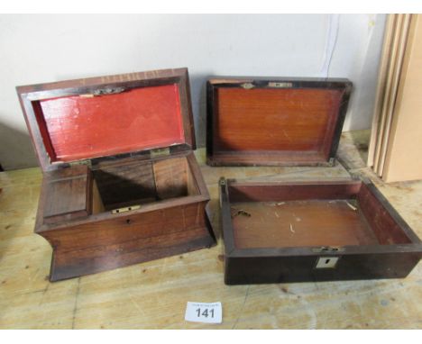  Sale Item:    TEA CADDY & WRITING SLOPE (AF)   Vat Status:   No Vat   Buyers Premium:  This lot is subject to a Buyers Premi