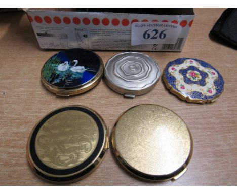  Sale Item:    5 COMPACTS (AF)   Vat Status:   No Vat   Buyers Premium:  This lot is subject to a Buyers Premium of 15% + Vat