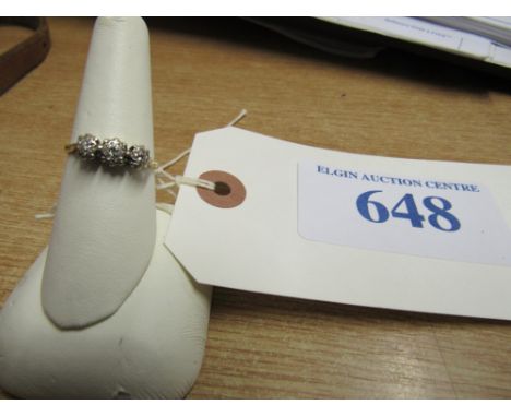  Sale Item:    3 STONE DIAMOND RING   Vat Status:   No Vat   Buyers Premium:  This lot is subject to a Buyers Premium of 15% 