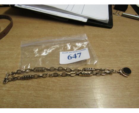 Sale Item:    APPROX 25 GRAMS 9CT GOLD CHAIN & FOB (AF)  Vat Status:   No Vat   Buyers Premium:  This lot is subject to a Bu