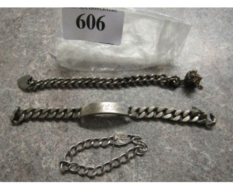 Sale Item:    3 BRACELETS   Vat Status:   No Vat   Buyers Premium:  This lot is subject to a Buyers Premium of 15% + Vat @ 2