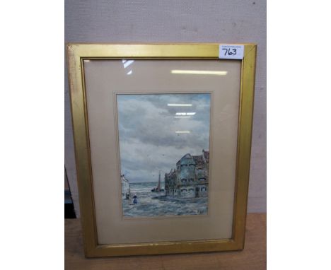  Sale Item:    W C PAINTING DUTCH COASTAL SCENE BY HAMILTON GLASS  Vat Status:   No Vat   Buyers Premium:  This lot is subjec
