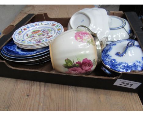  Sale Item:    BOX ASSORTED CHINA (AF)   Vat Status:   No Vat   Buyers Premium:  This lot is subject to a Buyers Premium of 1
