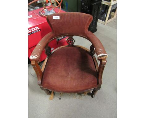  Sale Item:    TUB CHAIR (AF)   Vat Status:   No Vat   Buyers Premium:  This lot is subject to a Buyers Premium of 15% + Vat 