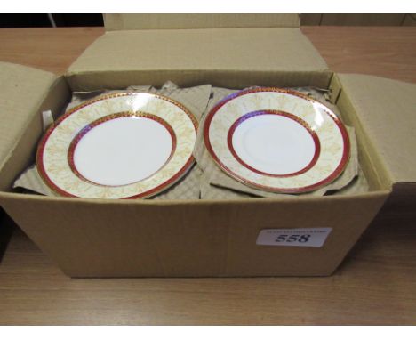  Sale Item:    18 PCE ELIZABETHAN POMPADOUR TEA SET  Vat Status:   No Vat   Buyers Premium:  This lot is subject to a Buyers 