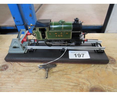 Sale Item:    HORNBY CLOCKWORK TRAIN WITH KEY   Vat Status:   No Vat   Buyers Premium:  This lot is subject to a Buyers Prem