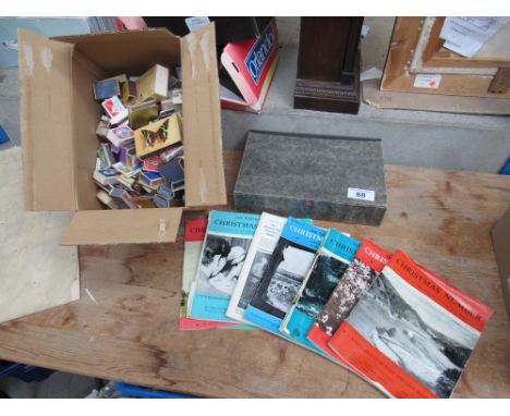  Sale Item:    2 BOXES NORTHERN SCOT MAGS & MATCH BOXES (AF)  Vat Status:   No Vat   Buyers Premium:  This lot is subject to 
