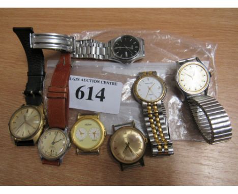  Sale Item:    BAG 7 GENTS WATCHES   Vat Status:   No Vat   Buyers Premium:  This lot is subject to a Buyers Premium of 15% +