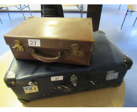  Sale Item:    2 SUITCASES (AF)   Vat Status:   No Vat   Buyers Premium:  This lot is subject to a Buyers Premium of 15% + Va