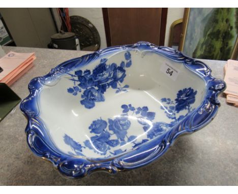  Sale Item:    BLUE & WHITE DOULTON BURSLEM BOWL  Vat Status:   No Vat   Buyers Premium:  This lot is subject to a Buyers Pre