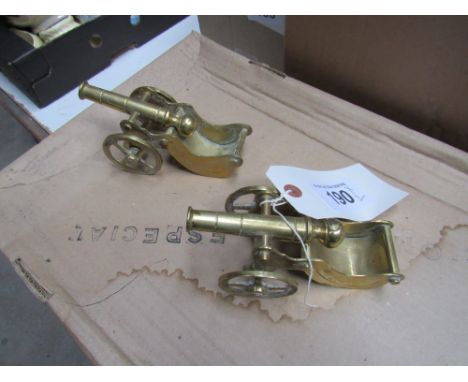  Sale Item:    PAIR BRASS CANNONS   Vat Status:   No Vat   Buyers Premium:  This lot is subject to a Buyers Premium of 15% + 