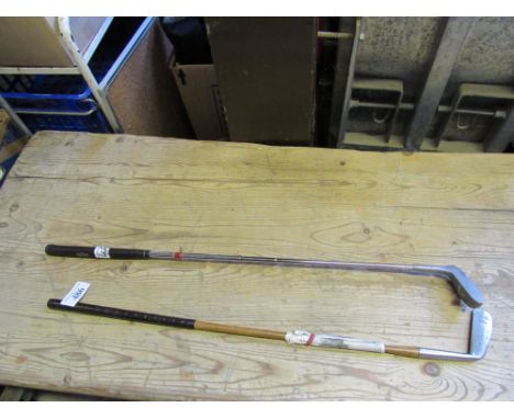  Sale Item:    2 GOLF PUTTERS   Vat Status:   No Vat   Buyers Premium:  This lot is subject to a Buyers Premium of 15% + Vat 