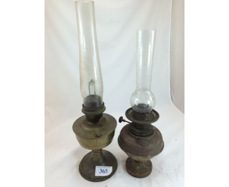  Sale Item:    2 OIL LAMPS   Vat Status:   No Vat   Buyers Premium:  This lot is subject to a Buyers Premium of 15% + Vat @ 2