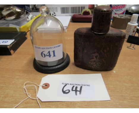  Sale Item:    HIP FLASK BOTTLE & SMALL GLOBE   Vat Status:   No Vat   Buyers Premium:  This lot is subject to a Buyers Premi