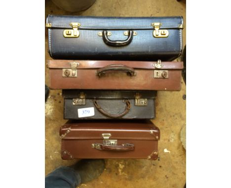  Sale Item:    4 SUITCASES   Vat Status:   No Vat   Buyers Premium:  This lot is subject to a Buyers Premium of 15% + Vat @ 2