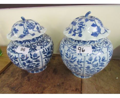  Sale Item:    2 B/W VASES   Vat Status:   No Vat   Buyers Premium:  This lot is subject to a Buyers Premium of 15% + Vat @ 2