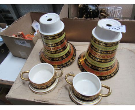  Sale Item:    PAIR ROYAL CROWN DERBY VASES(AF)   Vat Status:   No Vat   Buyers Premium:  This lot is subject to a Buyers Pre