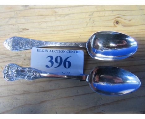  Sale Item:    GLASGOW & LONDON DESSERT SPOONS   Vat Status:   No Vat   Buyers Premium:  This lot is subject to a Buyers Prem