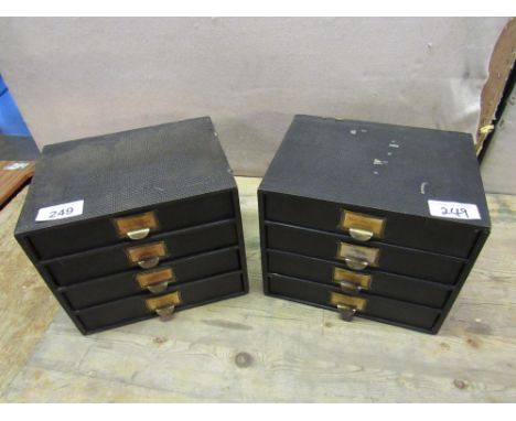  Sale Item:    2 SETS G P O INDEX DRAWERS (AF)   Vat Status:   No Vat   Buyers Premium:  This lot is subject to a Buyers Prem