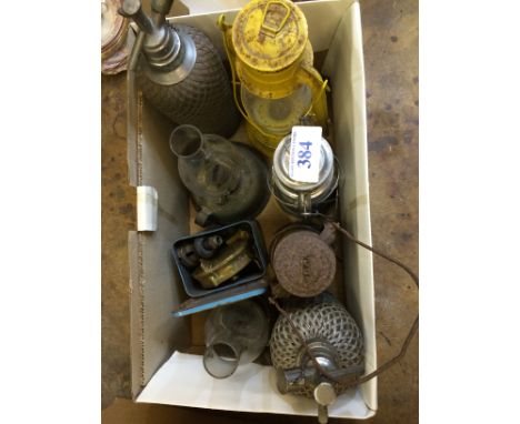  Sale Item:    BOX OIL LAMPS ETC   Vat Status:   No Vat   Buyers Premium:  This lot is subject to a Buyers Premium of 15% + V