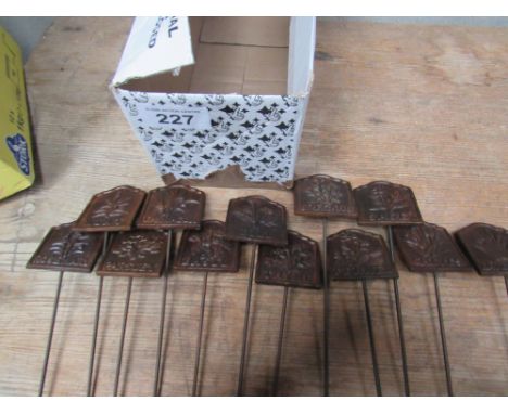  Sale Item:    BOX METAL HERB SIGNS   Vat Status:   No Vat   Buyers Premium:  This lot is subject to a Buyers Premium of 15% 