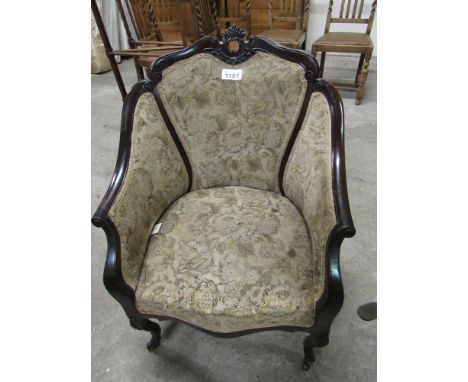  Sale Item:    PARLOUR CHAIR   Vat Status:   No Vat   Buyers Premium:  This lot is subject to a Buyers Premium of 15% + Vat @