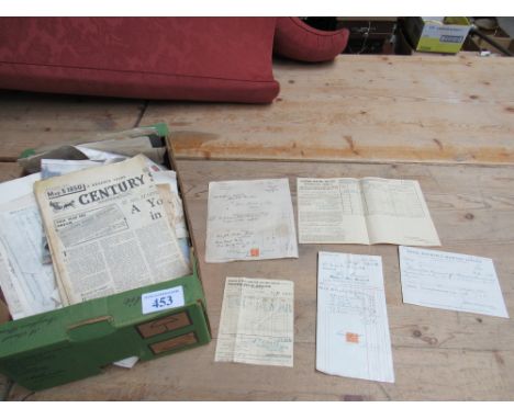  Sale Item:    BOX EPHEMERA   Vat Status:   No Vat   Buyers Premium:  This lot is subject to a Buyers Premium of 15% + Vat @ 