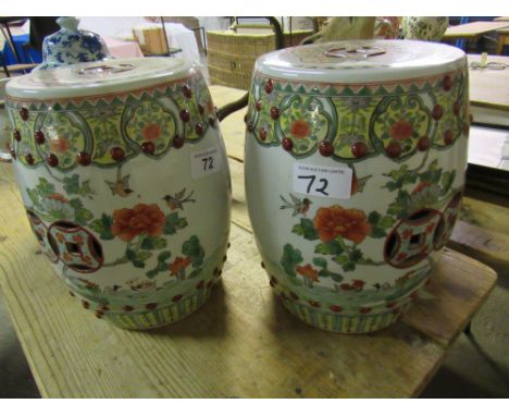  Sale Item:    2 B/W STOOL/TABLES   Vat Status:   No Vat   Buyers Premium:  This lot is subject to a Buyers Premium of 15% + 
