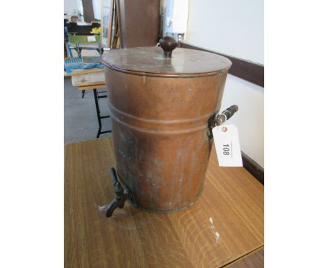  Sale Item:    COPPER URN   Vat Status:   No Vat   Buyers Premium:  This lot is subject to a Buyers Premium of 15% + Vat @ 20