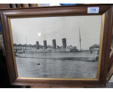  Sale Item:    PHOTO QTSS MAURETANIA   Vat Status:   No Vat   Buyers Premium:  This lot is subject to a Buyers Premium of 15%
