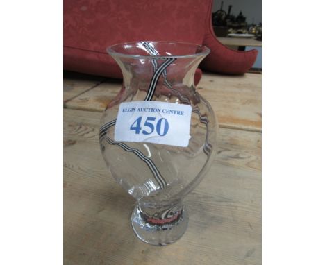  Sale Item:    CAITHNESS GLASS VASE   Vat Status:   No Vat   Buyers Premium:  This lot is subject to a Buyers Premium of 15% 