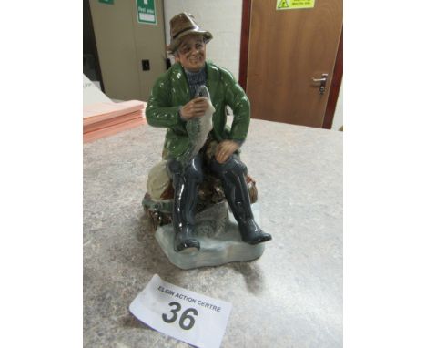  Sale Item:    ROYAL DOULTON FIGURE A GOOD CATCH HN2258  Vat Status:   No Vat   Buyers Premium:  This lot is subject to a Buy
