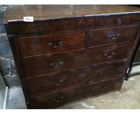 Sale Item:    MAHOGANY CHEST DRAWERS (AF)   Vat Status:   No Vat   Buyers Premium:  This lot is subject to a Buyers Premium 