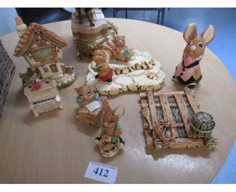  Sale Item:    BOX PENDELFIN WARE (AF)   Vat Status:   No Vat   Buyers Premium:  This lot is subject to a Buyers Premium of 1