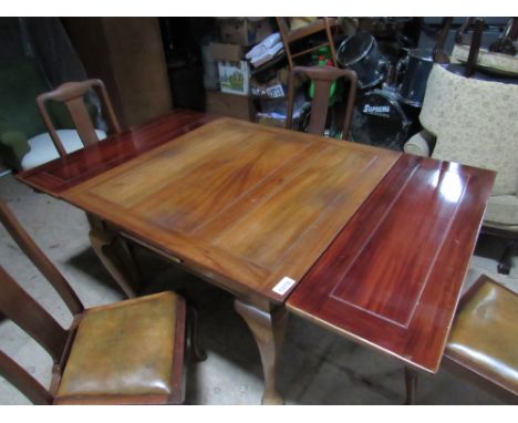  Sale Item:    TABLE & 4 CHAIRS   Vat Status:   No Vat   Buyers Premium:  This lot is subject to a Buyers Premium of 15% + Va