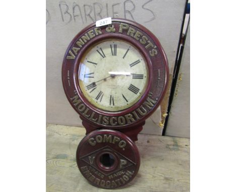  Sale Item:    WALL CLOCK BAIRD CLOCK CO PLATTSBURGH (AF)  Vat Status:   No Vat   Buyers Premium:  This lot is subject to a B