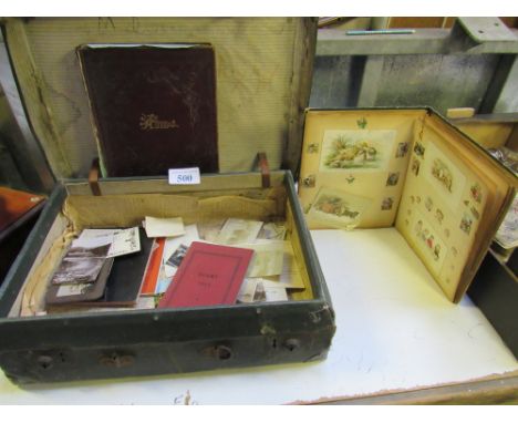  Sale Item:    CASE ALBUM DIARY BOOKS ETC (AF)   Vat Status:   No Vat   Buyers Premium:  This lot is subject to a Buyers Prem