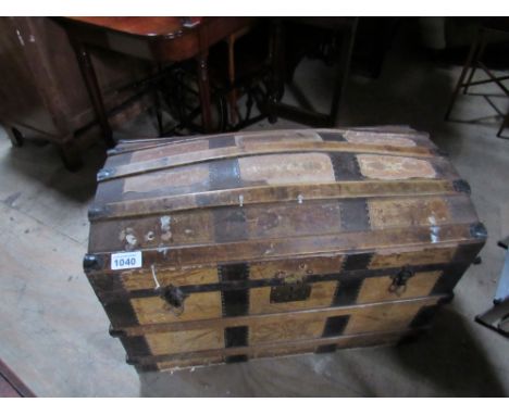  Sale Item:    DOME TOP TRUNK   Vat Status:   No Vat   Buyers Premium:  This lot is subject to a Buyers Premium of 15% + Vat 