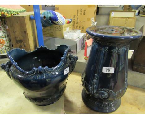  Sale Item:    JARDINIERE & STAND (AF)   Vat Status:   No Vat   Buyers Premium:  This lot is subject to a Buyers Premium of 1