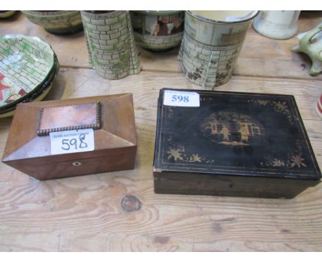  Sale Item:    2 WORK BOXES (AF)   Vat Status:   No Vat   Buyers Premium:  This lot is subject to a Buyers Premium of 15% + V