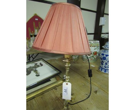  Sale Item:    BRASS LAMP   Vat Status:   No Vat   Buyers Premium:  This lot is subject to a Buyers Premium of 15% + Vat @ 20