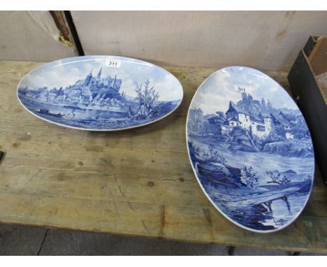  Sale Item:    2 DELFT PLAQUES   Vat Status:   No Vat   Buyers Premium:  This lot is subject to a Buyers Premium of 15% + Vat