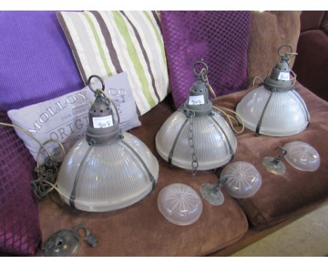  Sale Item:    3 HOLOPHANES LIGHTS (AF)   Vat Status:   No Vat   Buyers Premium:  This lot is subject to a Buyers Premium of 