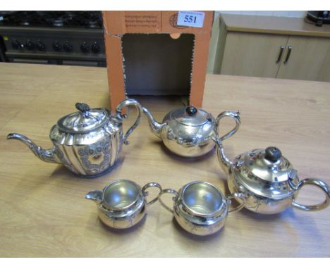  Sale Item:    BOX PLATED TEAWARE   Vat Status:   No Vat   Buyers Premium:  This lot is subject to a Buyers Premium of 15% + 