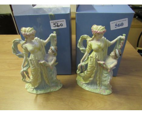  Sale Item:    2 WEDGEWOOD FIGURES TOGETHERNESS   Vat Status:   No Vat   Buyers Premium:  This lot is subject to a Buyers Pre