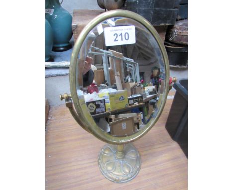  Sale Item:    BRASS MIRROR (AF)   Vat Status:   No Vat   Buyers Premium:  This lot is subject to a Buyers Premium of 15% + V