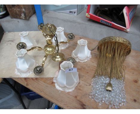  Sale Item:    BOX CEILING LIGHTS & SHADES   Vat Status:   No Vat   Buyers Premium:  This lot is subject to a Buyers Premium 